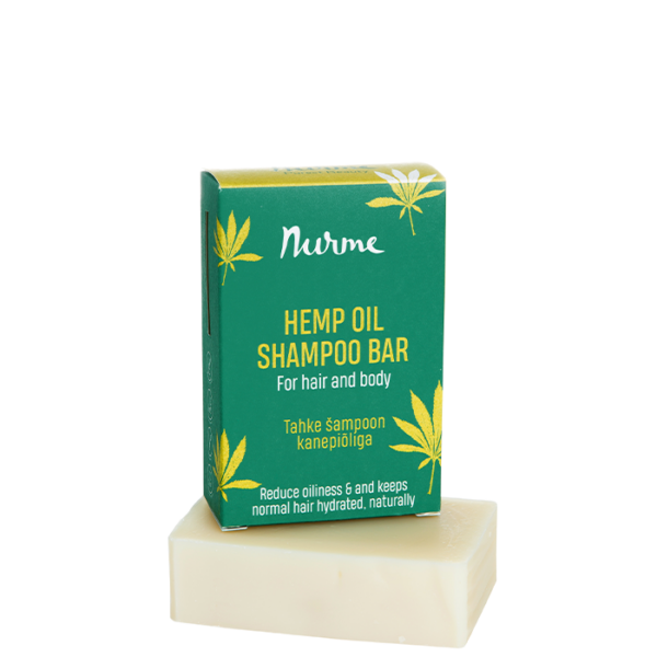 Hemp Oil Shampoo Bar for normalt til fet hår 100 g