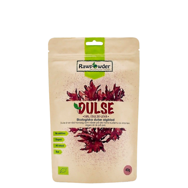 Økologisk Dulse Algeblader RAW 40 g