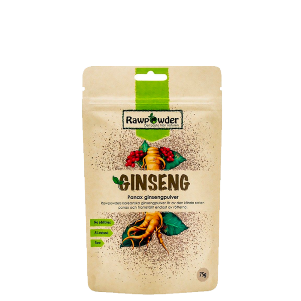 Økologisk Ginseng Panax 75 g