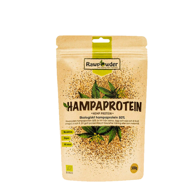 Økologisk Hamp Protein 50% 300 g