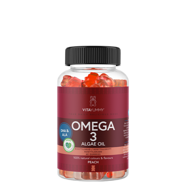 Omega 3 Fersken 60 Gummies