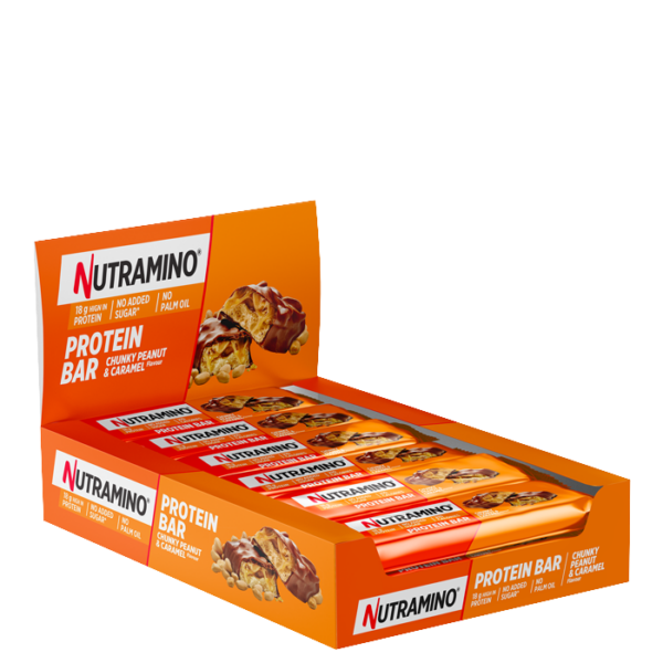 12 x Nutramino Chunky Peanut Proteinbar