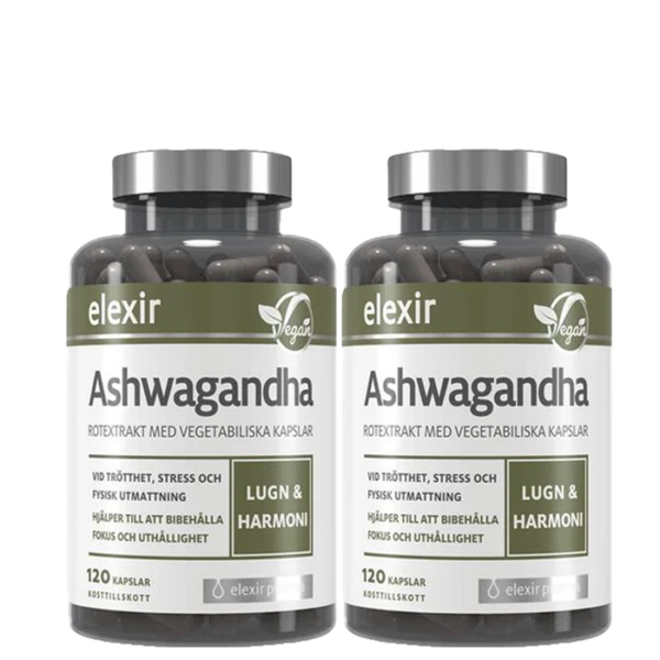 2 x Ashwagandha 120 kapslar