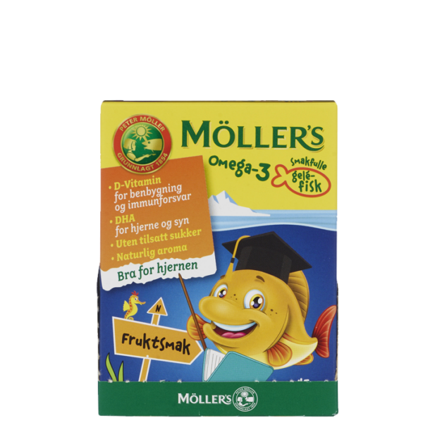 Möllers Omega-3 Fisk Frukt 45 tabletter