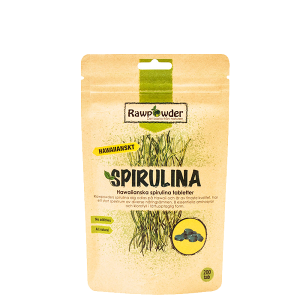 Hawaiisk Spirulina Tabletter 200 st