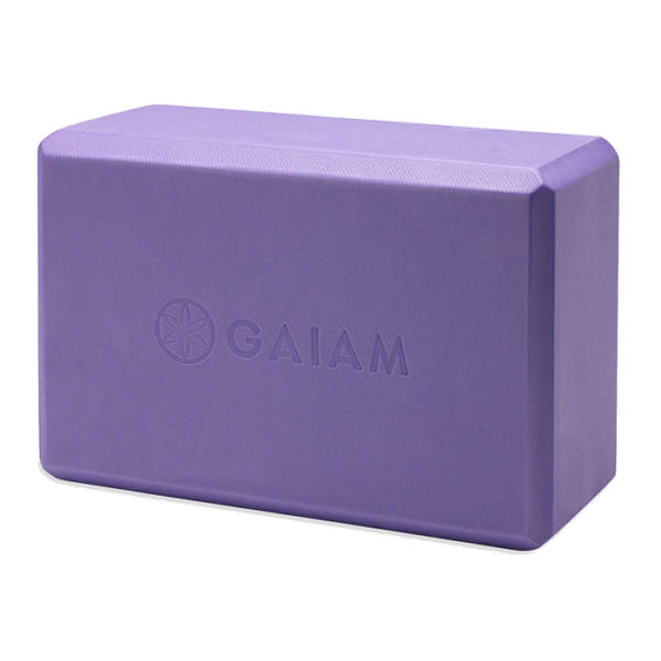 Gaiam Yoga Block Purple Purple