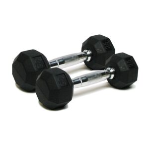 Deluxe Rubber Dumbbell Pair 11