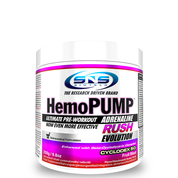 PWO Hemopump Adrenaline Rush 250 g