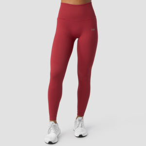 Ribbed Define Seamless Pocket Tights Rød