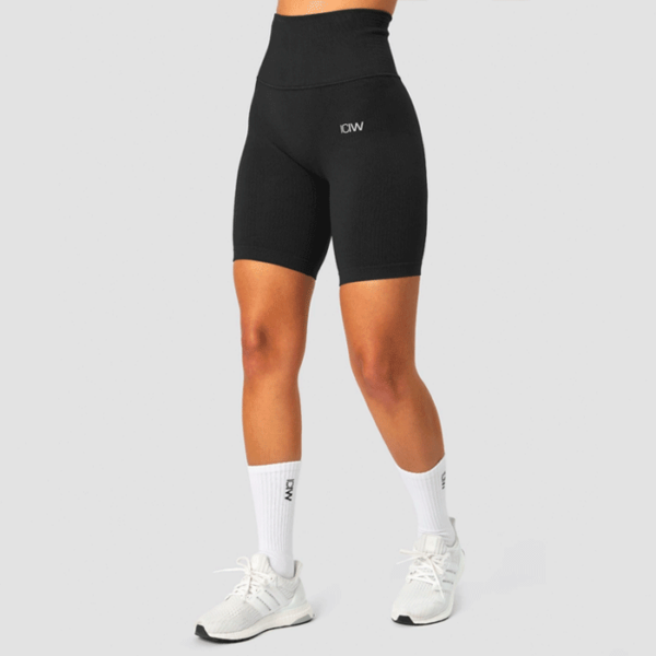 Ribbed Define Seamless Pocket Biker Shorts