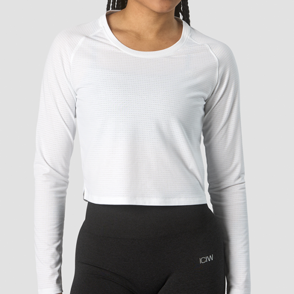 Stride Cropped Long Sleeve