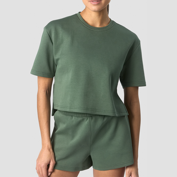 Revive Heavy Cropped T-Shirt Wmn