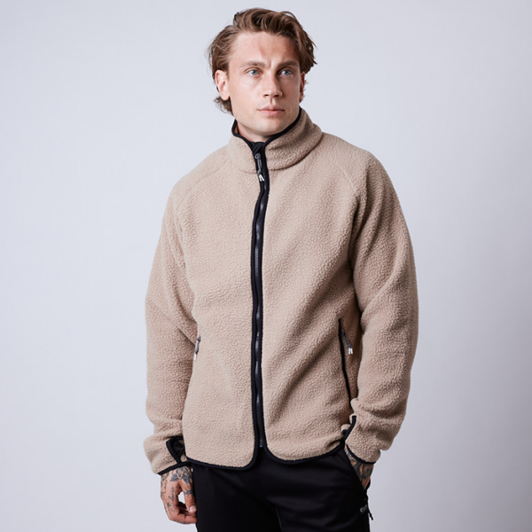 Clark Fleece Jakke Beige