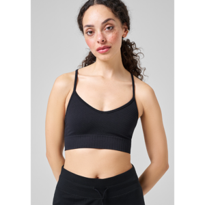 Seamless Graphical Rib Sports Top