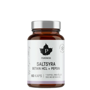 Saltsyre Betain HCL + Pepsin 60 kapsler