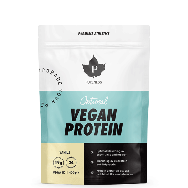 Athletics Optimal Eko Vegansk Protein 600 g Vanilje