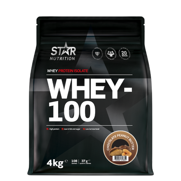 Whey-100 Myseprotein 4 kg