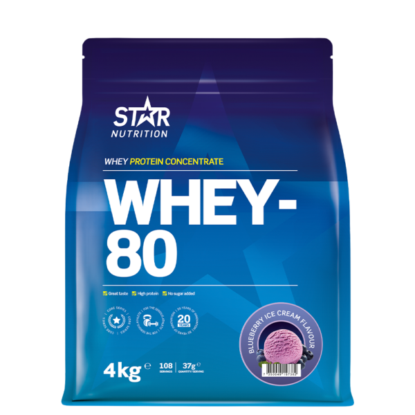 Whey-80 Myseprotein 4 kg