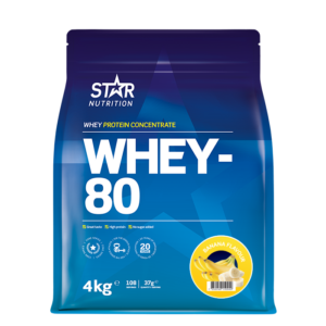 Whey-80 Myseprotein 4 kg