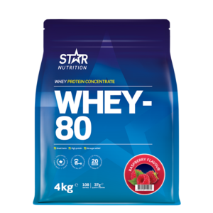 Whey-80 Myseprotein 4 kg