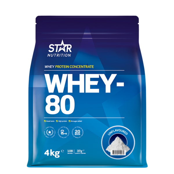 Whey-80 Myseprotein 4 kg