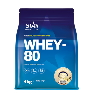 Whey-80 Myseprotein 4 kg