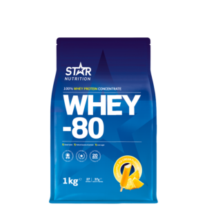 Whey-80 Myseprotein 1 kg