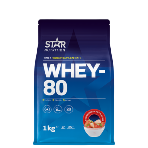 Whey-80 Myseprotein 1 kg