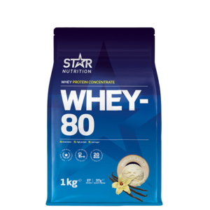 Whey-80 Myseprotein 1 kg