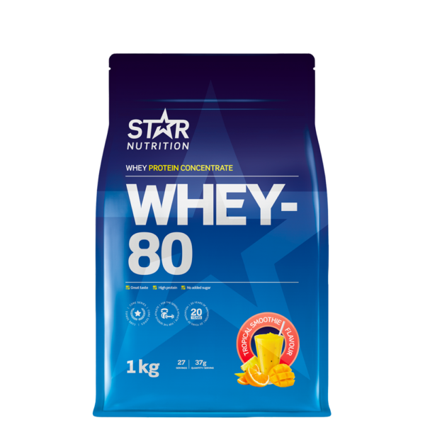 Whey-80 Myseprotein 1 kg