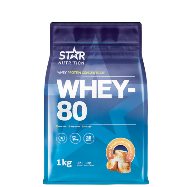 Whey-80 Myseprotein 1 kg