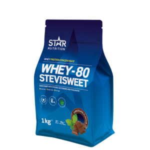 Whey-80 SteviSweet Myseprotein 1 kg