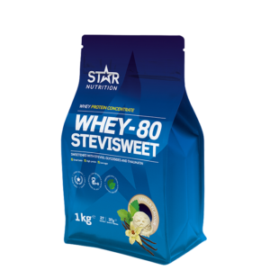 Whey-80 SteviSweet Myseprotein 1 kg