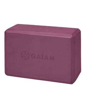 Gaiam Midnight Plum Block