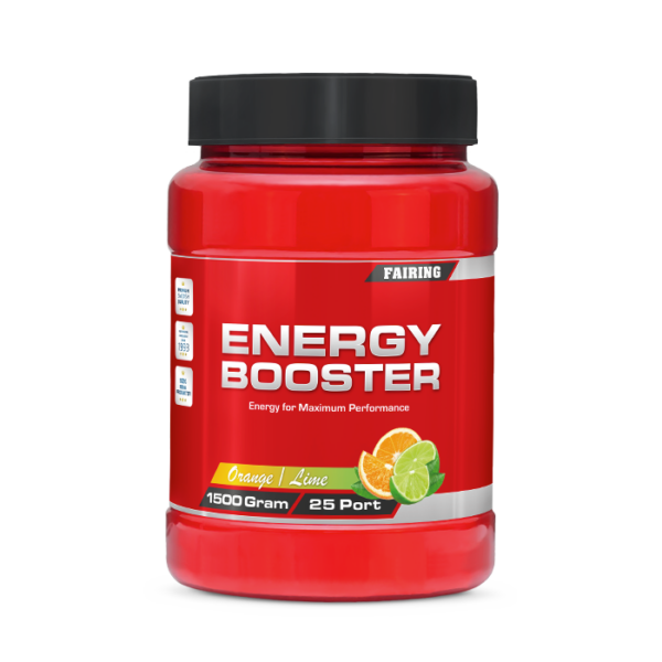 Energy Booster Karbohydratlader med Elektrolytter Appelsin/Lime 1500 g