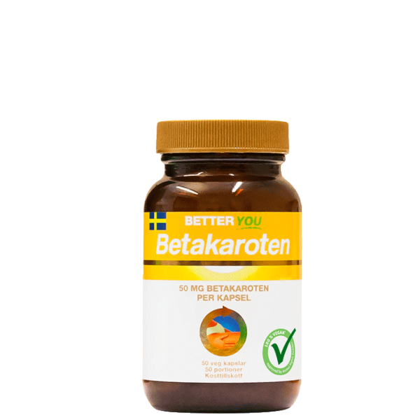 Betakaroten 50 mg kapsler