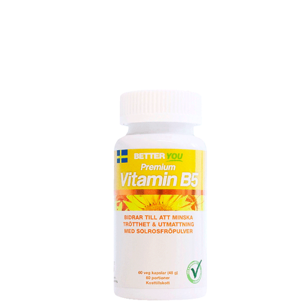 Premium Vitamin B5 60 kapsler