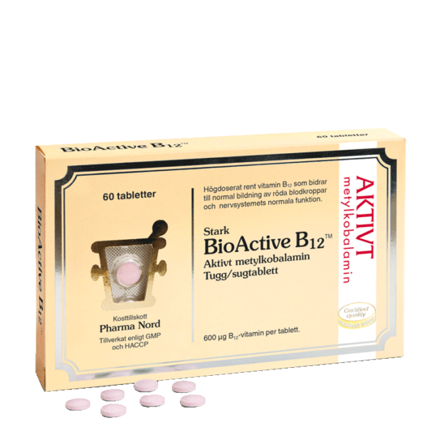 BioActive B12 60 sugetabletter