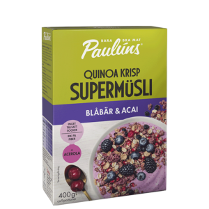 Müsli Blåbær Acai 400 g