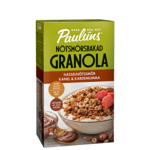 Granola Hasselnøttsmør Kanel Kardemomme 430 g