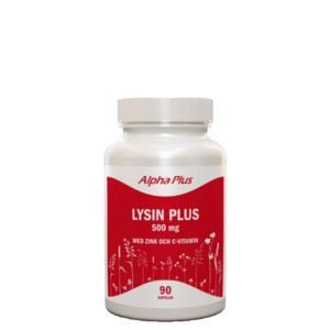 Lysine Plus 500 mg Vegansk aminosyre 90 kapsler