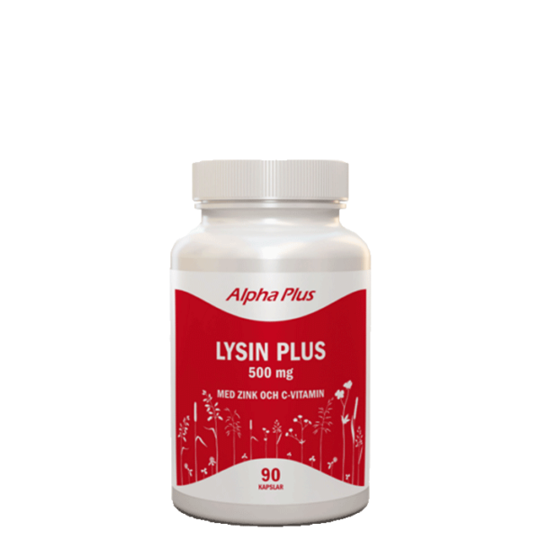 Lysine Plus 500 mg Vegansk aminosyre 90 kapsler