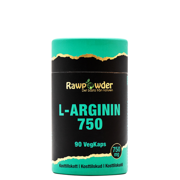 L-arginin 750 mg 90 kapsler