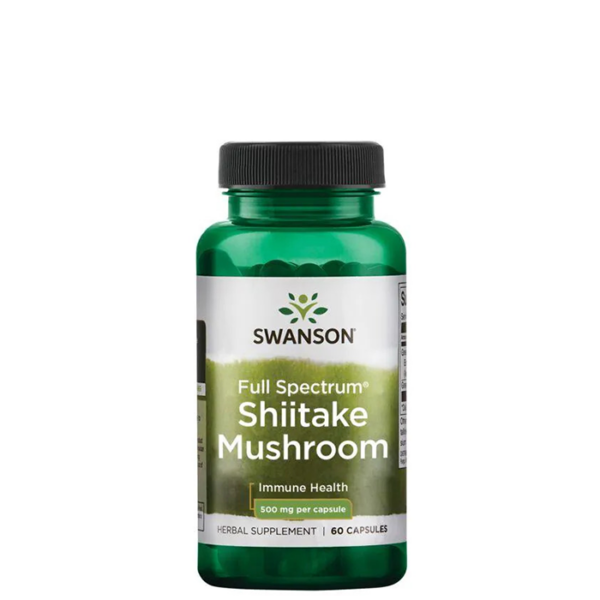 Full Spectrum Shiitake Mushroom 500 mg 60 kapsler