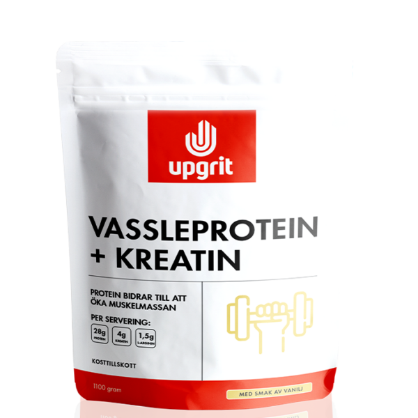 Myseprotein + Kreatin 1100 g Vanilje