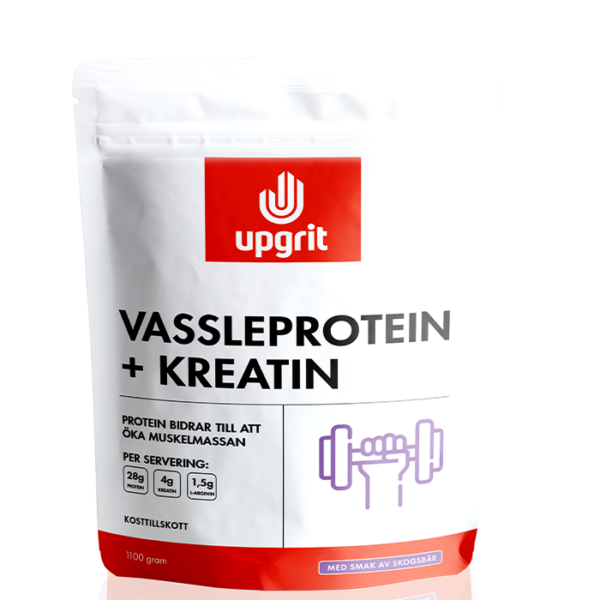 Myseprotein + Kreatin 1100 g Skogsbær