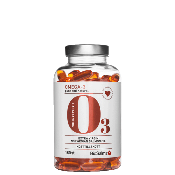 Omega-3 Lakseolje 1000mg 180 kapsler