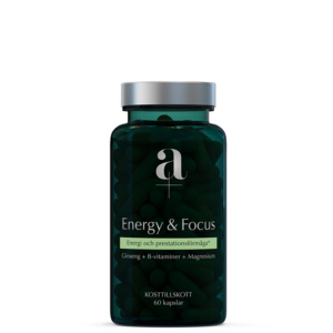 Energi & Fokus Ginseng B-Vitamin Magnesium 60 kapsler