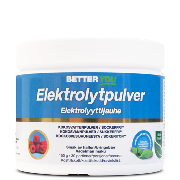 Elektrolyttpulver Bringebær 150 g