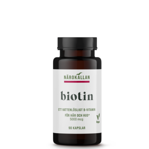 Biotin 5000 mcg 90 kapsler